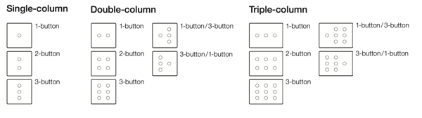 Button configs